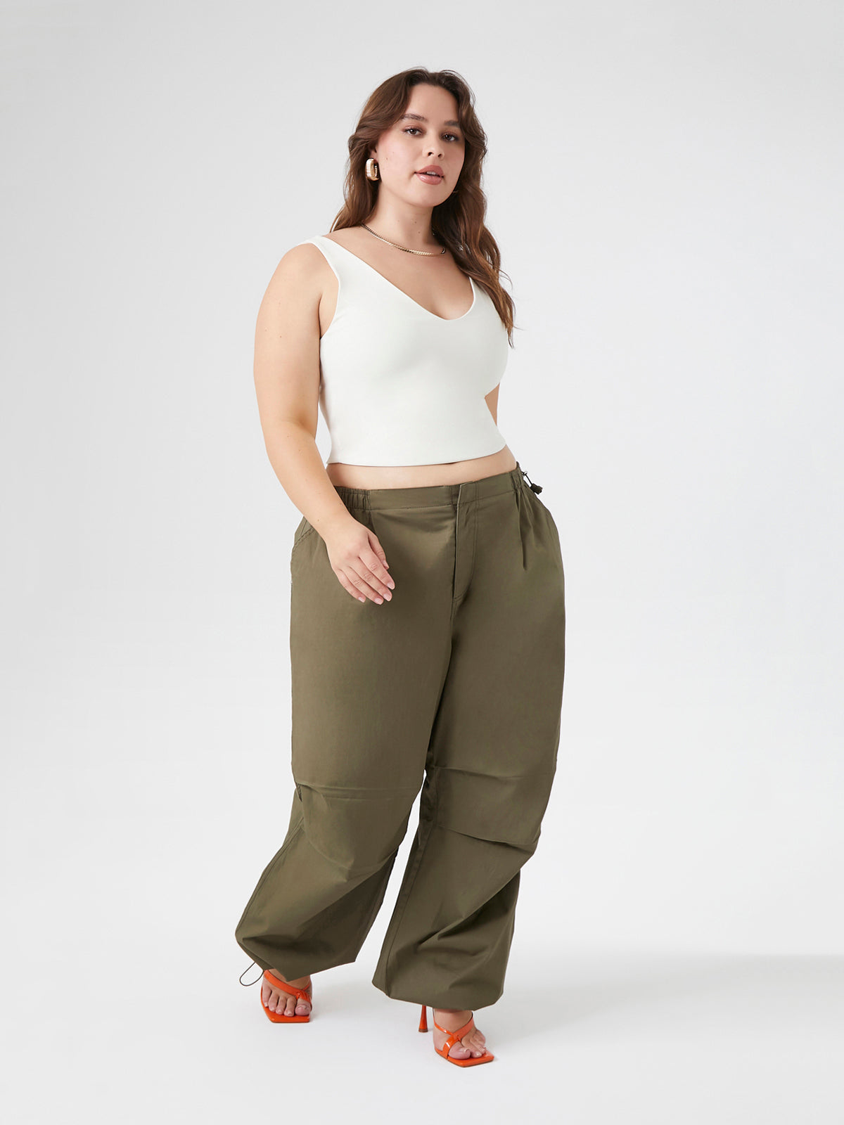 גופיית קרופ PLUS SIZE- FOREVER 21|פוראבר 21