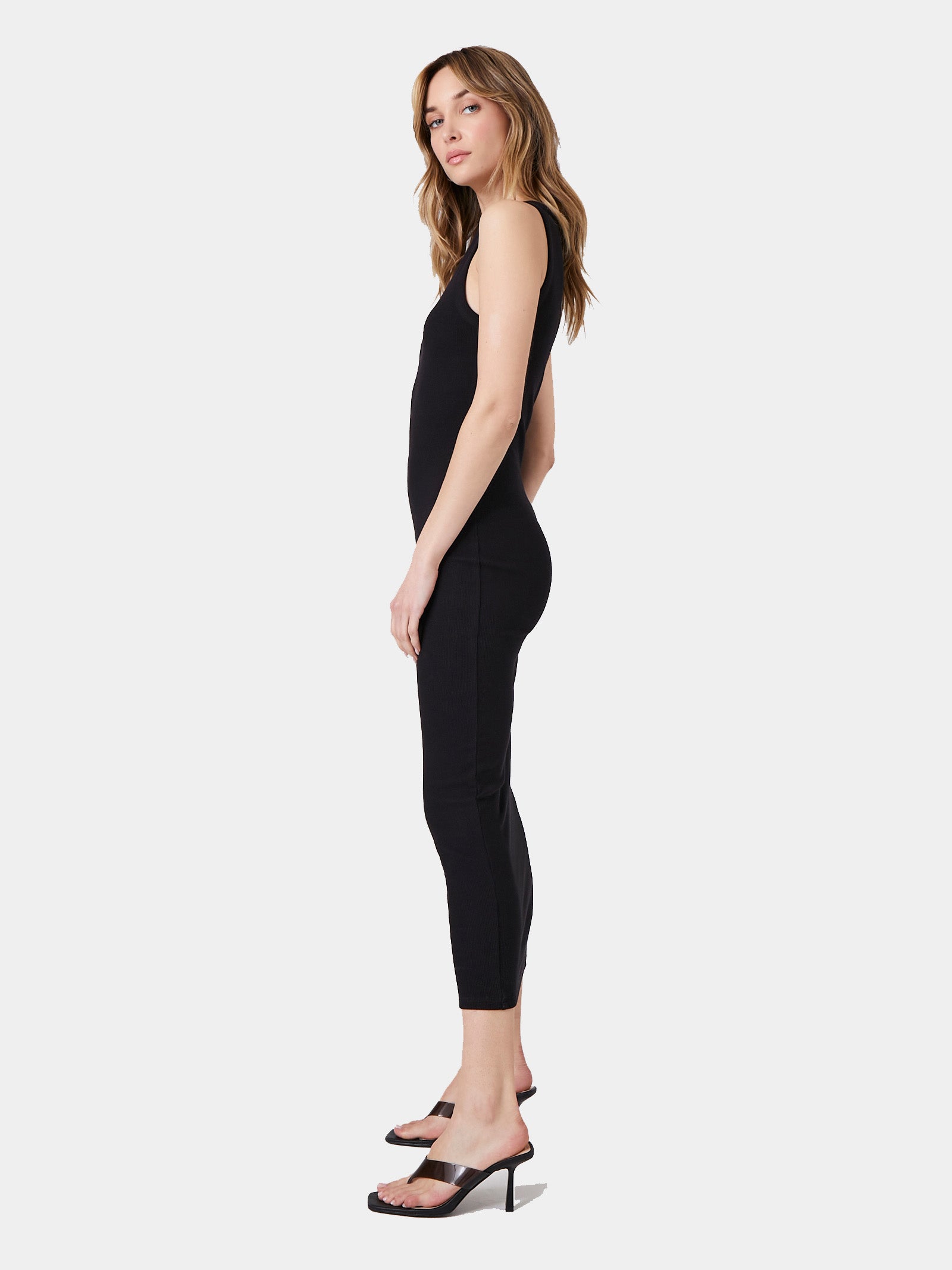 שמלת מקסי סרוגה בצלעות בגזרת Bodycon- FOREVER 21|פוראבר 21