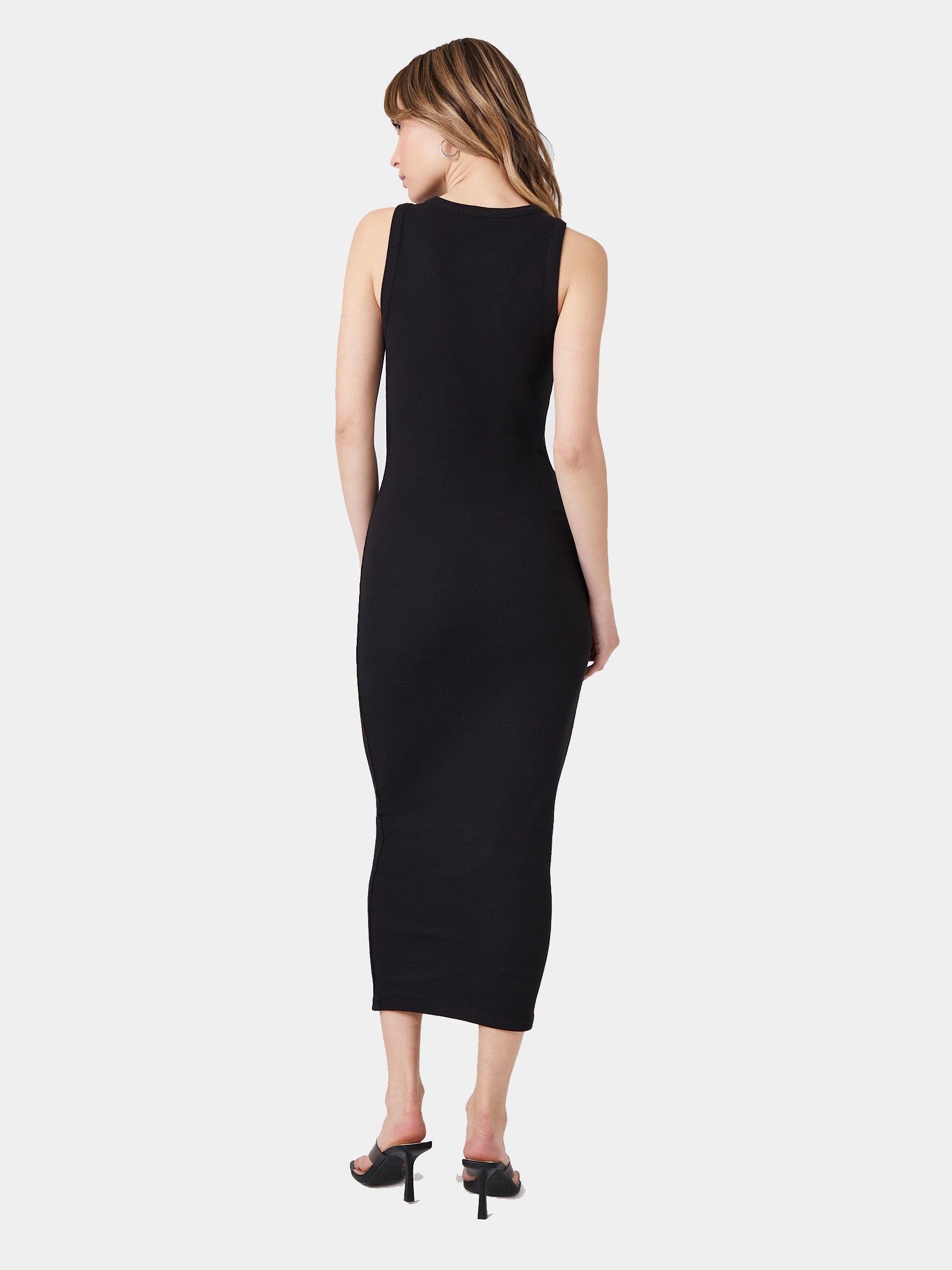 שמלת מקסי סרוגה בצלעות בגזרת Bodycon- FOREVER 21|פוראבר 21