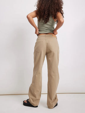 ג'ינס בגזרה נמוכה WIDE LEG